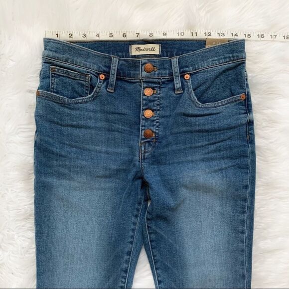 MADEWELL 9" Rise Skinny Crop Jeans! - Picture 4 of 7